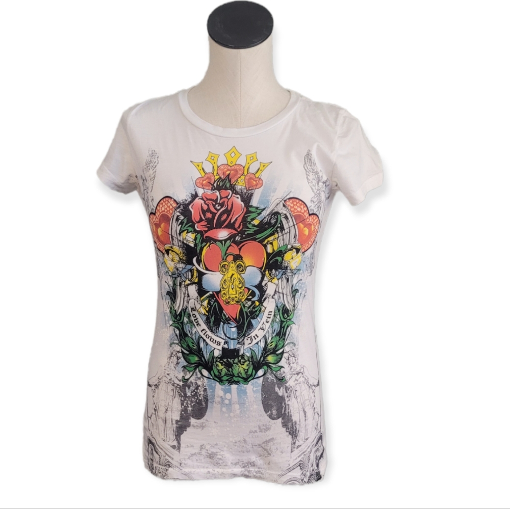 Y2K Ed Hardy T-shirt